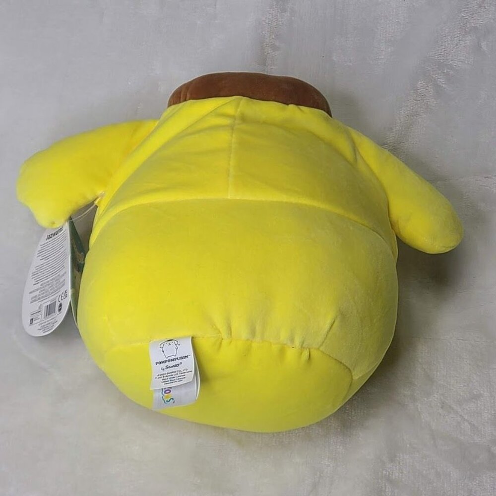 Hello Kitty Squishmallow Plush Pompompurin Costume Hoodie 8" Removable Hood NWT - Picture 5 of 14